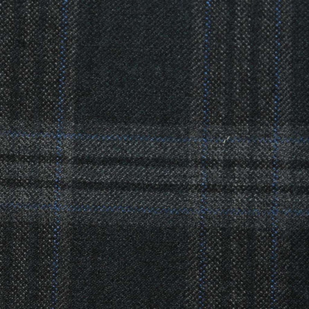 ML648/1 Vercelli CX - Vải Vest Suit 95% Wool - Xanh Dương Caro